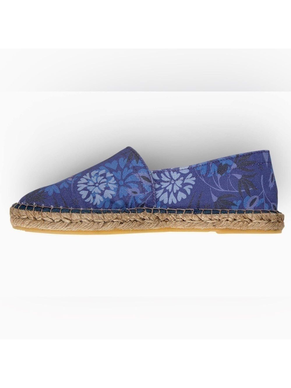Gudrun Sjoden Lavender Floral Canvas Espadrilles, size 38